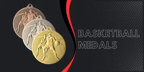 Ready-made basketball medals