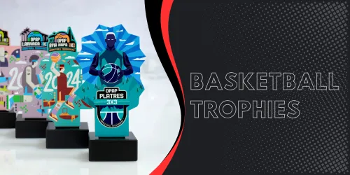 Basketball trophies