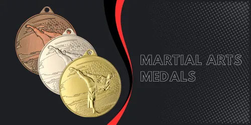 Martial arts medals — ready-made designs