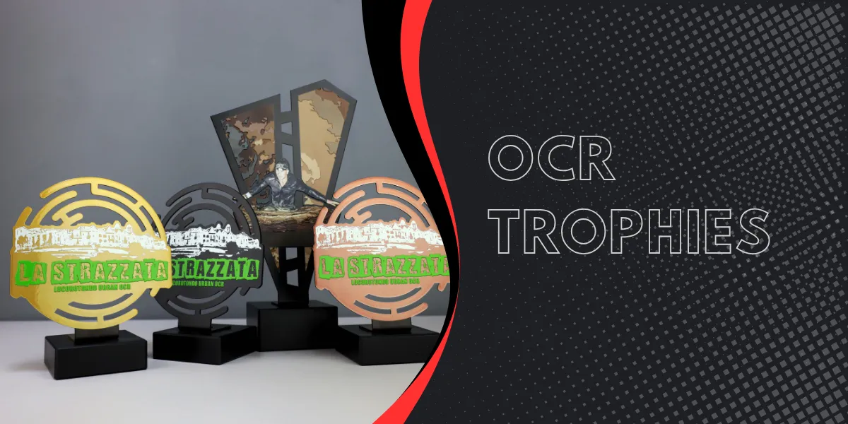 OCR trophies and medals — a complete set in one style