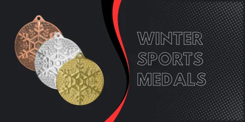 Winter sports medals — ready-made designs