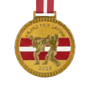 Custom made medal for Grand Prix Latvia 2026
